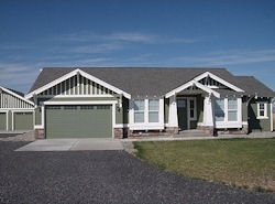 Craftsman details on new construction rambler